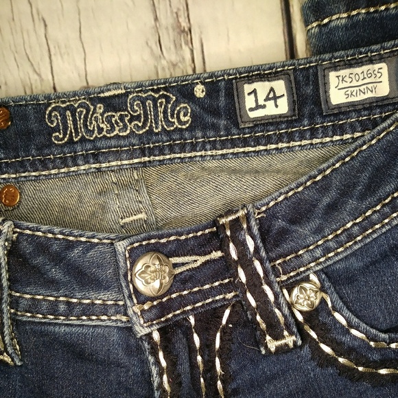 🔥Miss Me Skinny Jeans Size 14 Girls🔥 - Picture 5 of 8